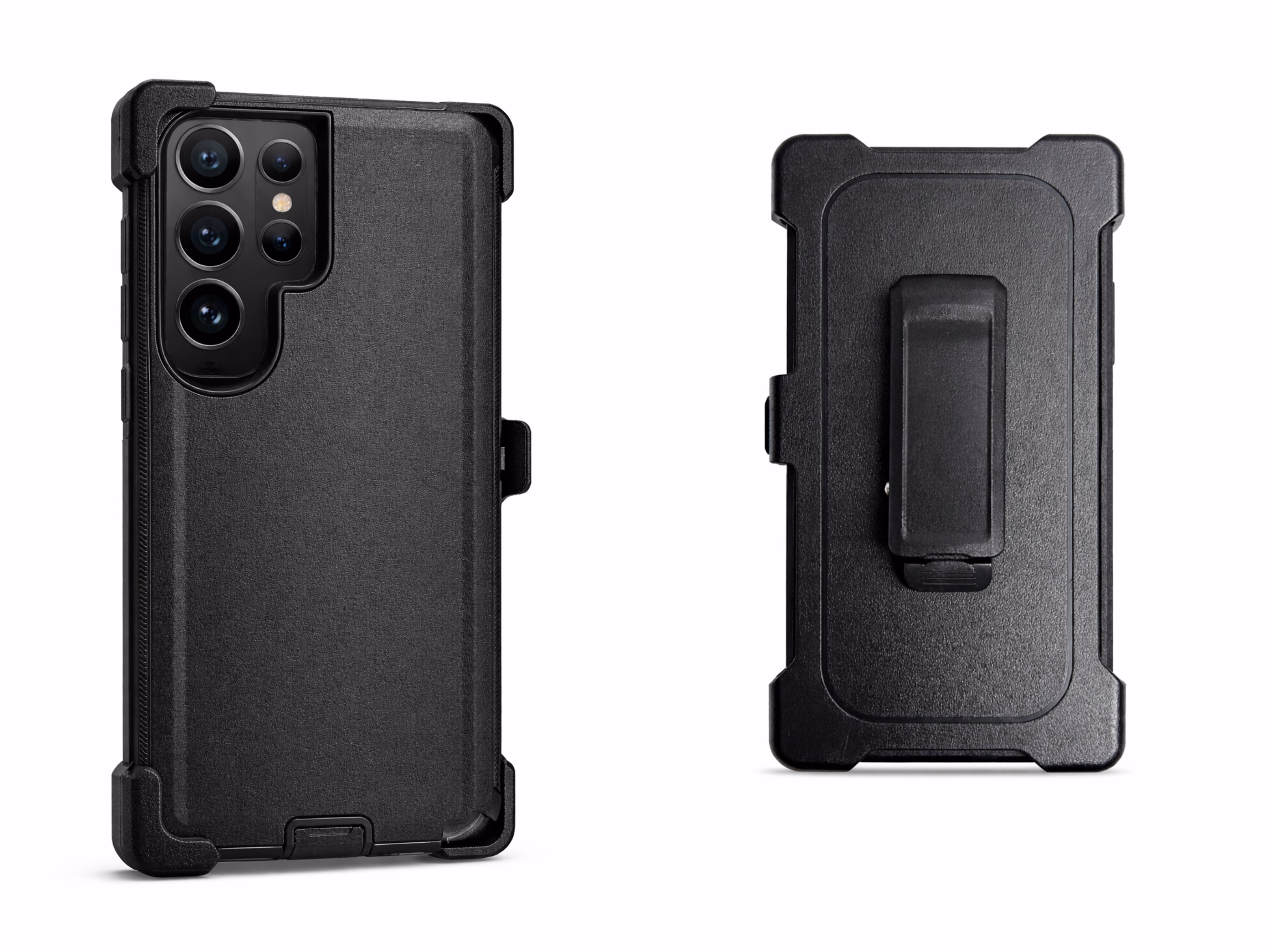 Samsung S26 Ultra - Defense Pro w/Clip - Black